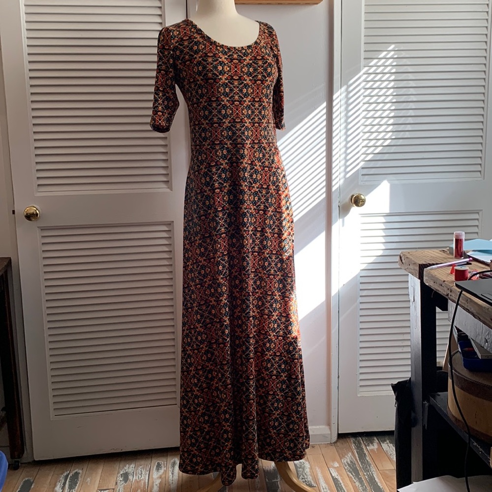 LulaRoe Floral Maxi Dress